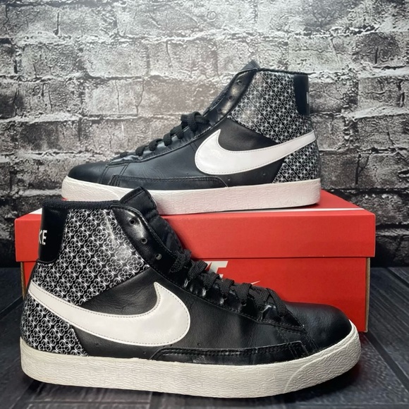 Nike Blazer High SP Black White 379416-011 Basketball Mens Sz 10 Rare No Box - Picture 1 of 7